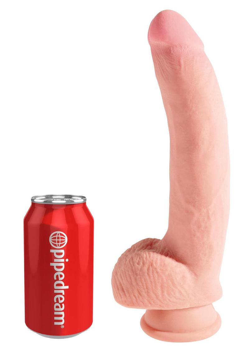 King Cock Plus Triple Density Dildo With Balls Realistic Pleasure