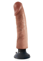 King Cock Vibrating Dildo with Suction Base RealDeal Lifelike Skin
