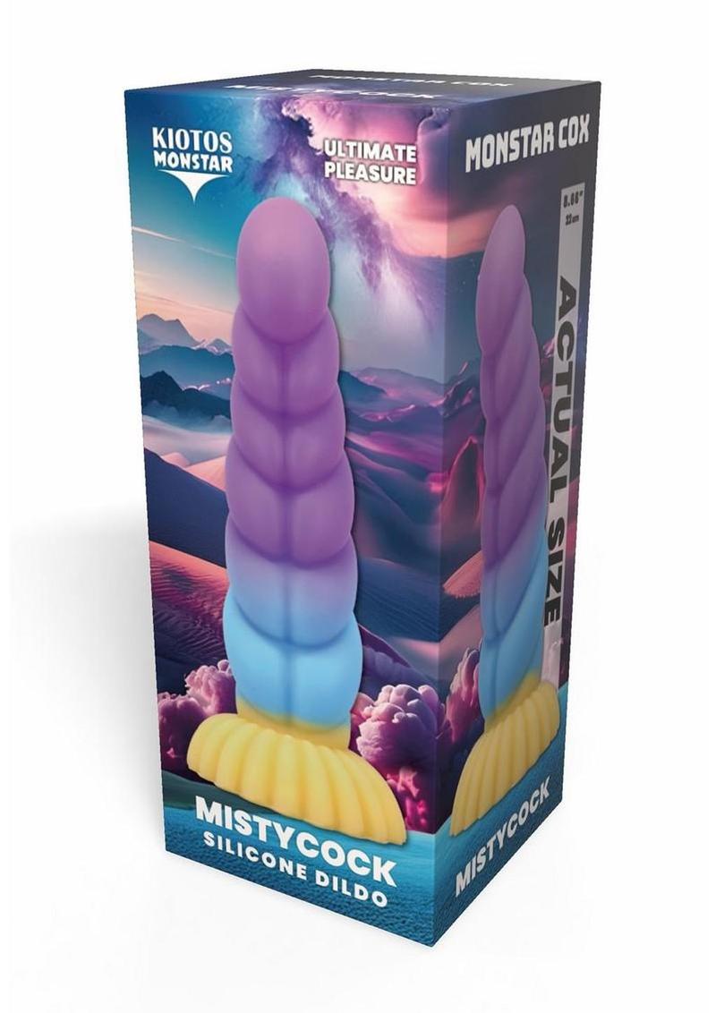 Kiotos Monstar Cox Misty Silicone Cock with Suction Cup - Multicolor
