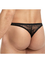 Lace King Low Rise Brazilian Brief Sheer Lace Elegance for Men