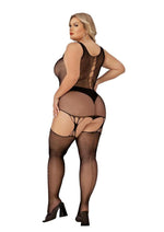 Lapdance Keyhole Suspender Hose Bodystocking