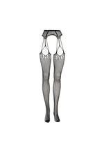 Le Désir Shredded Suspender Pantyhose One Size