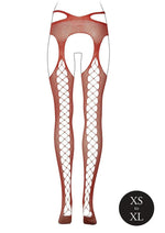 Le Désir Suspender Pantyhose Strappy Waist – Sunset Glow Orange