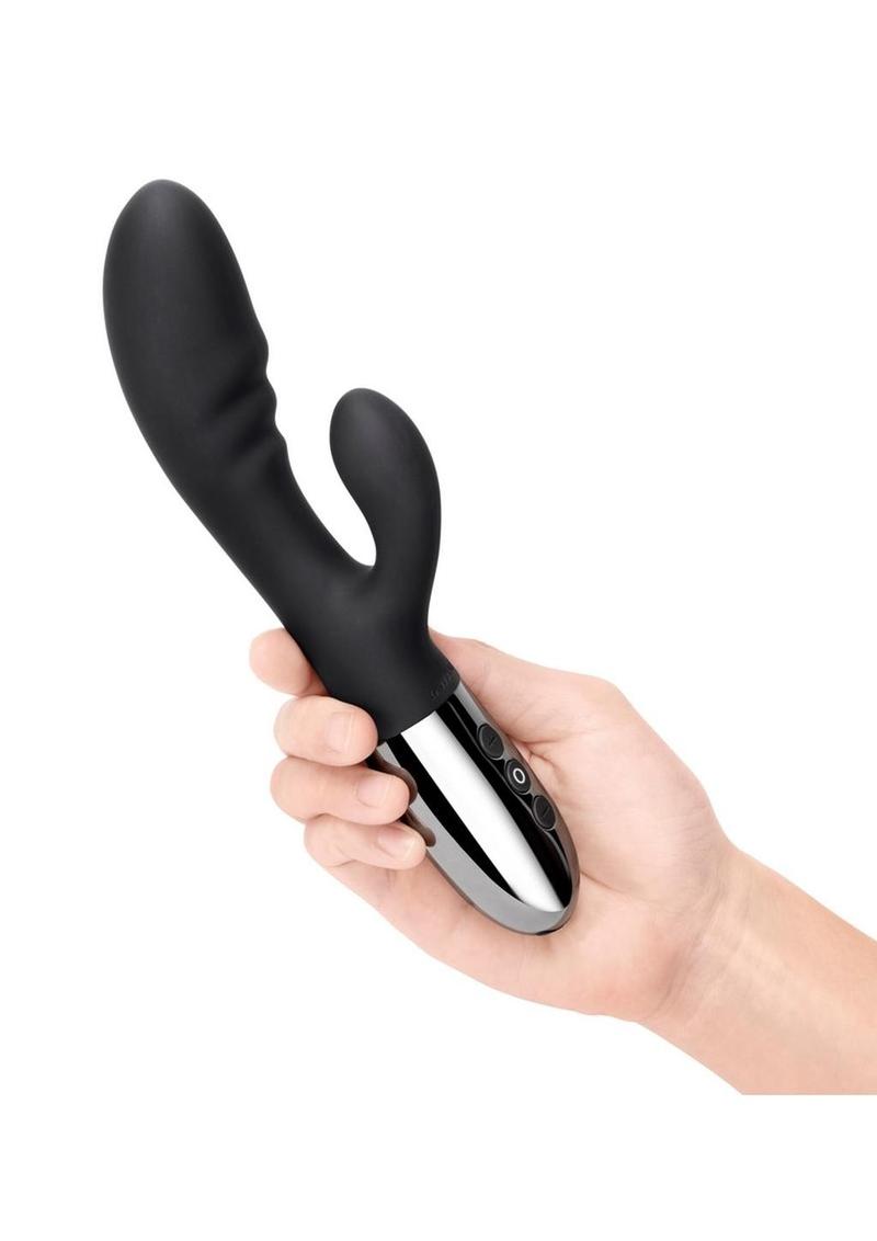 Le Wand BlendRose Gold Rechargeable Silicone Rabbit Vibrator