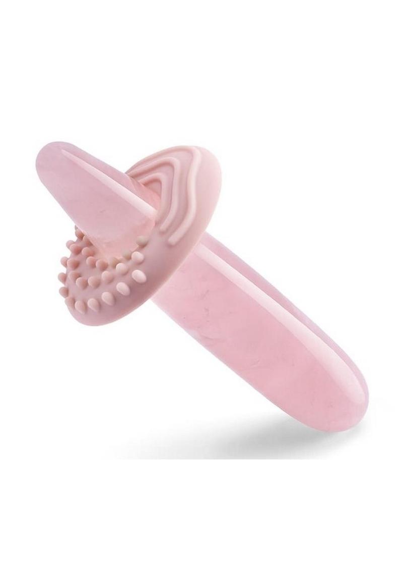 LeWand Crystal Slim Wand Rose Quartz Pleasure Tool