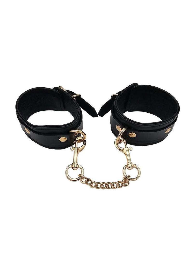 Leather Ankle Cuff Set