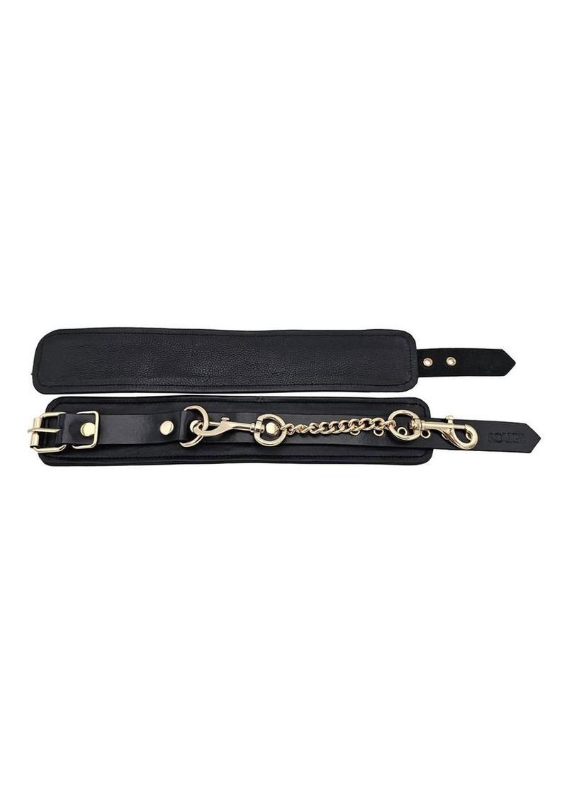Leather Ankle Cuff Set