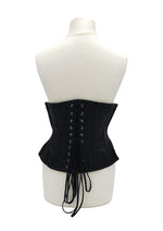 Leather Corset Stylish Zipper Front