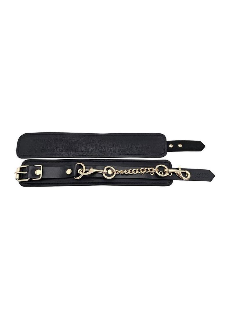Leather Wrist Cuff Set