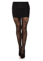 Garden Rose Lace Seduction Tights