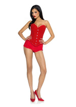 Leg Avenue Glitter Boned Corset