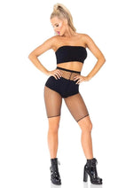Industrial Net Biker Shorts