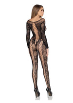 Lace Fishnet Lingerie Jumpsuit