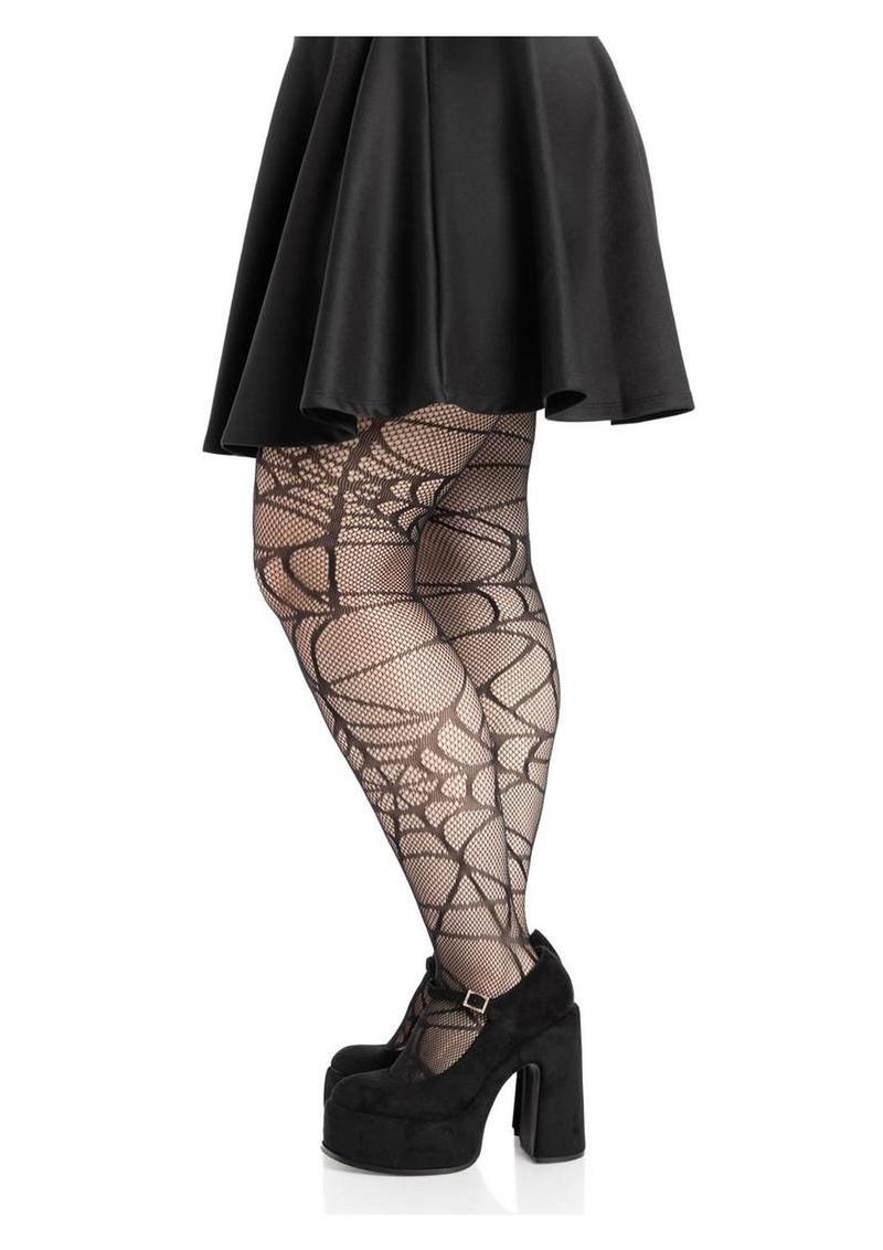 Spiderweb Net Tights