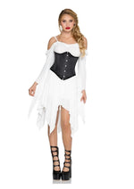 Leg Avenue Steel-Boned Satin Waist Cincher XL