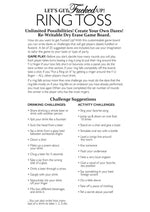 Let’s Get Fucked Up! Ring Toss Game