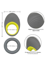CalExotics Link Up Edge Silicone Vibrating Cock Ring