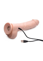 Loadz 8.5in Vibrating Squirting Dildo Rechargeable Remote Control Toy