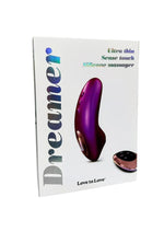 Love to Love Dreamer Silicone Rechargeable Sense Touch Vibrator with Remote - Iridescent - Berry/Pink