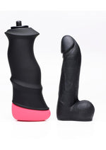 Mega Pounder Hand-Held Thrusting Silicone Dildo