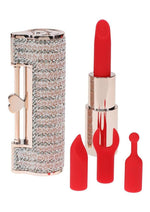 Loveline Angel Lipstick Rechargeable Silicone Vibrator - Pink