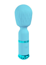 Loveline Velour 10 Function Rechargeable Silicone Mini-Wand - Blue