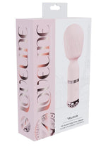 Loveline Velour 10 Function Rechargeable Silicone Mini-Wand - Pink