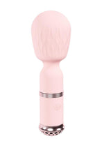 Loveline Velour 10 Function Rechargeable Silicone Mini-Wand - Pink