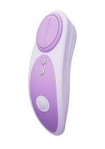 Lovense Ferri Reserve Special Edition Rechargeable Silicone App Control Panty Vibrator - Purple/White