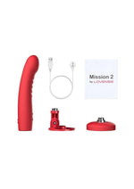 Lovense Mission App-Controlled Touch Sensitive Dildo Vibrator