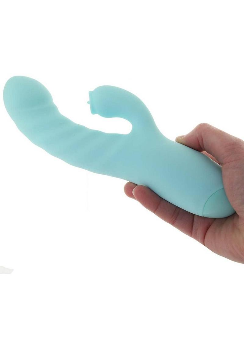 Luv Heat Up Thruster Rechargeable Silicone Rabbit Vibrator