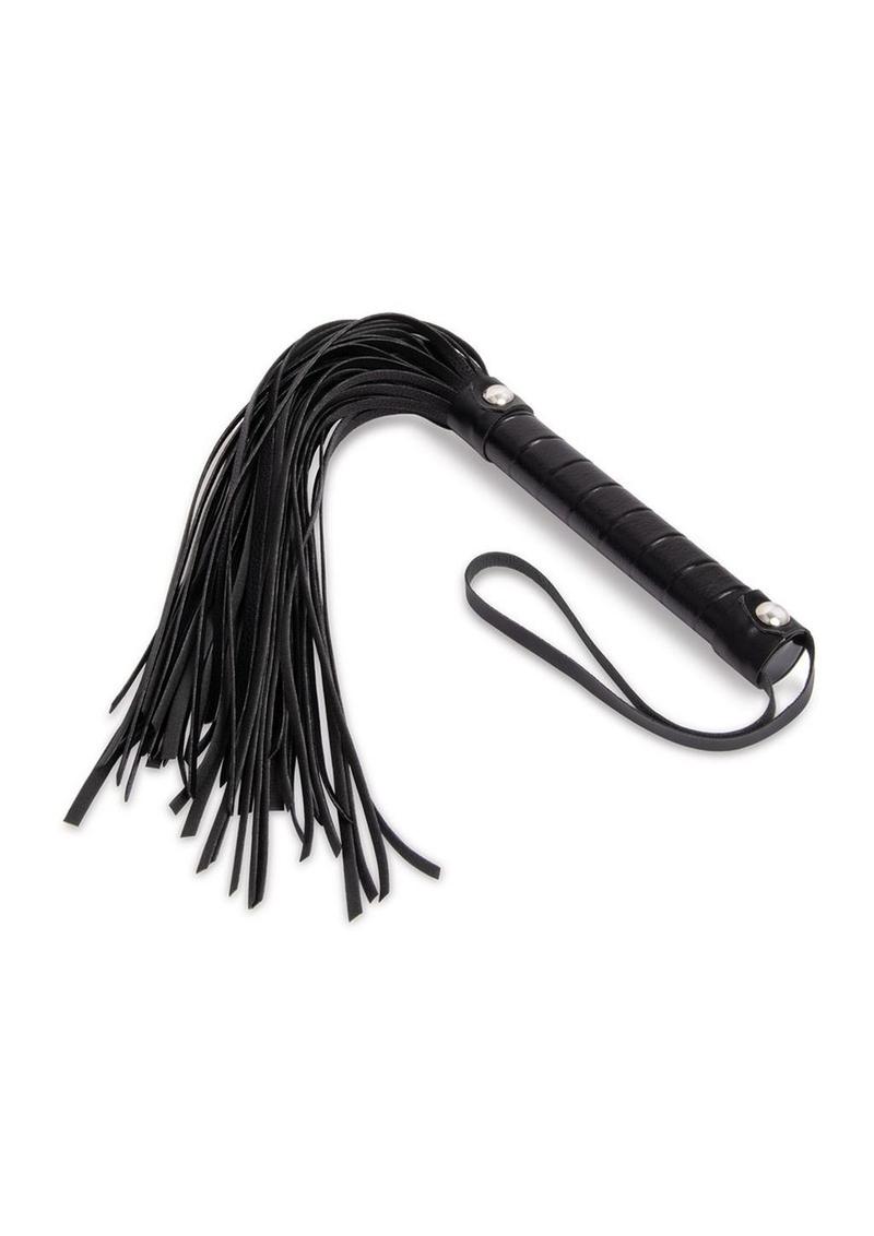 Lux Fetish Bondage Bed Strap And Flogger Kit with Satin Blindfold