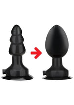 LuxFetish 4 Inch Inflatable Vibrating Butt Plug