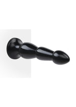 Lux Fetish Ribbed Butt Plug with Suction Base