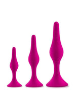 Luxe Beginner Plug Kit Silicone Butt Plugs Sizes