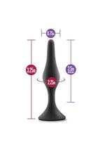 Luxe Small Beginner Cured Silicone Butt Plug