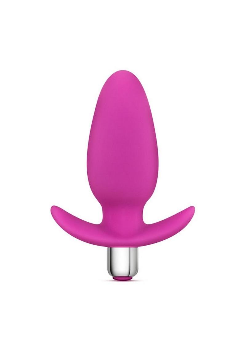Luxe Little Thumper Pink Silicone Vibrating Butt Plug