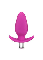 Luxe Little Thumper Pink Silicone Vibrating Butt Plug