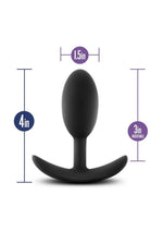 Luxe Wearable Vibra SlimPlug Medium Butt Plug