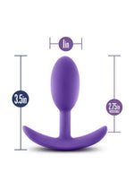 Luxe Wearable Vibra SlimPlug Medium Butt Plug