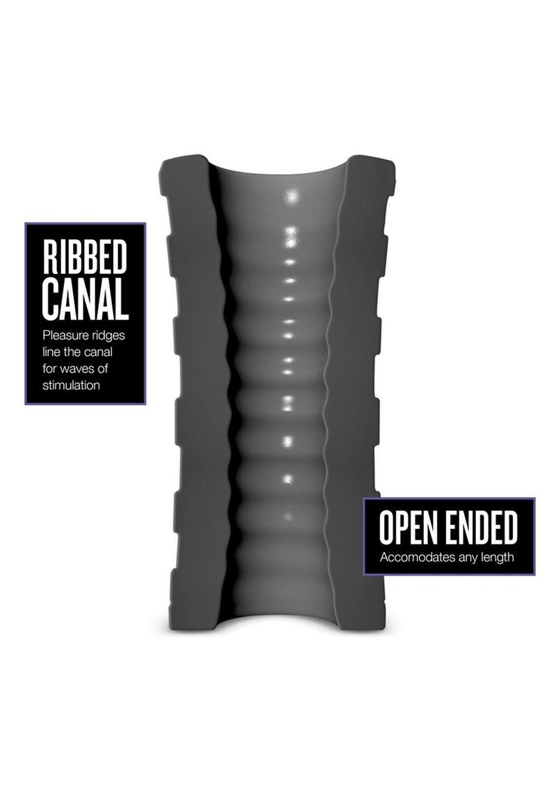 M Elite Platinum Hekx Dual-End Silicone Masturbator