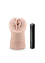 Ashley Vibrating Masturbator with Bullet Soft Textured Tunnel