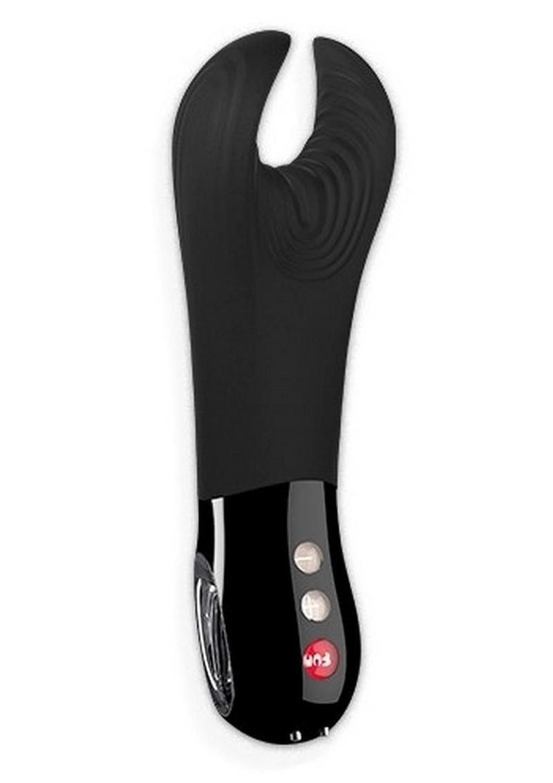 Fun Factory Manta Black Line Premium Silicone Vibrating Stroker