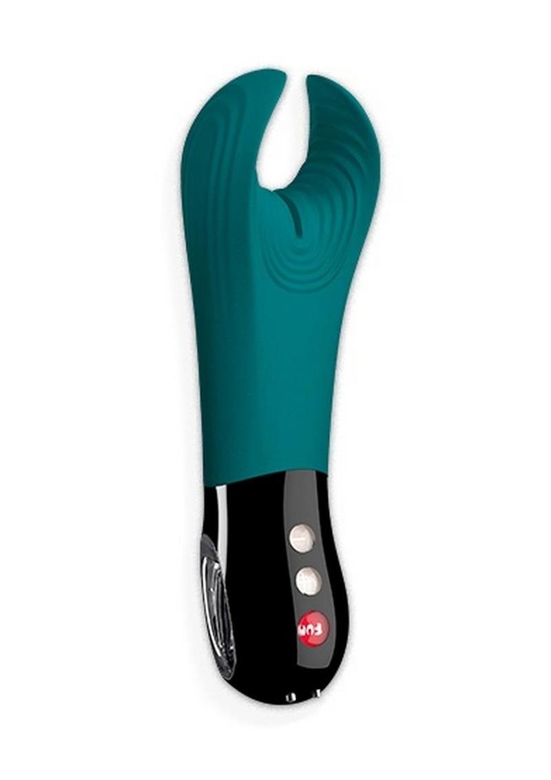 Fun Factory Manta Deep Sea Blue Silicone Vibrating Stroker