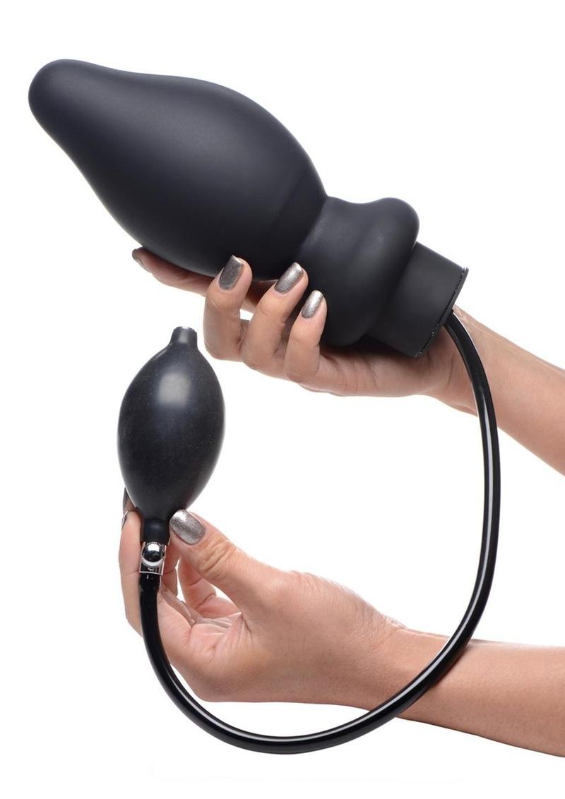 Master Series Ass Pand Large Inflatable Silicone Anal Plug