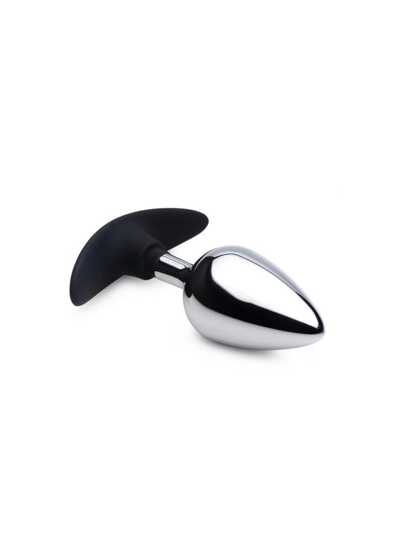 Dark Invader Metal and Silicone Anal Plug