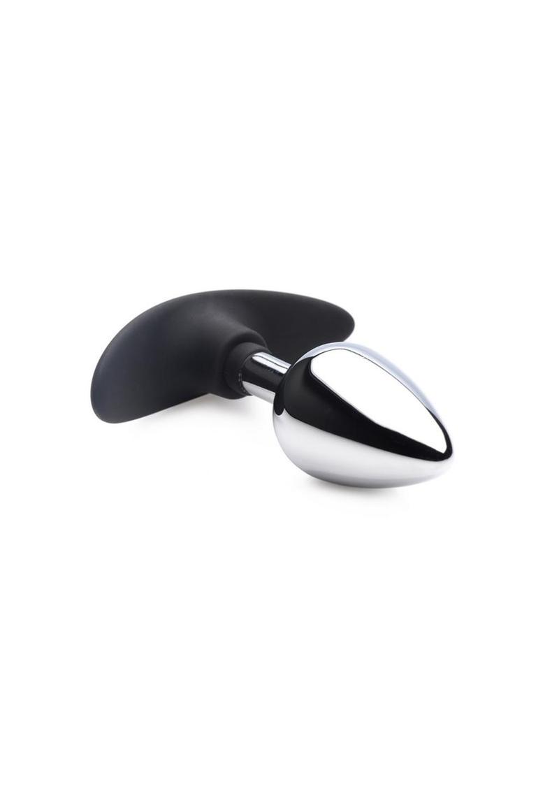 Dark Invader Metal and Silicone Anal Plug