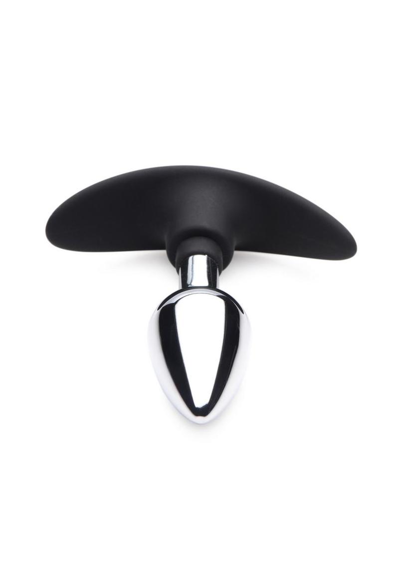 Dark Invader Metal and Silicone Anal Plug