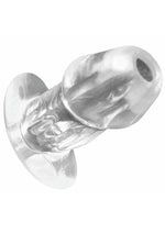 Dicked Clear Hollow Anal Plug