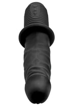 Master Series Power Pounder Vibrating And Thrusting Silicone Dildo